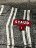 STAUD Stripes Silver Casual Pants Size 8 - photo 6