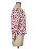 Zara Basic Polka Dots Pink Long Sleeve Blouse Size M - photo 4