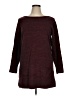 Jeanne Pierre 100% Cotton Burgundy Pullover Sweater Size XL - photo 1