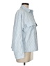 Max Studio Checkered-gingham Blue Long Sleeve Blouse Size M - photo 4