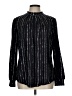MIHOLL Black Long Sleeve Blouse Size L - photo 1