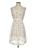 Vanessa Bruno Tweed Gray Ivory Cocktail Dress Size 36 waist - photo 1