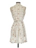 Vanessa Bruno Tweed Gray Ivory Cocktail Dress Size 36 waist - photo 2