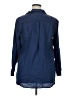 Talbots 100% Linen Solid Blue Long Sleeve Button-Down Shirt Size 1X - photo 2