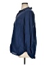 Talbots 100% Linen Solid Blue Long Sleeve Button-Down Shirt Size 1X - photo 5