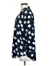 CAbi 100% Polyester Blue 3/4 Sleeve Blouse Size S - photo 5