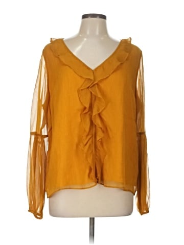 Sunday in Brooklyn Long Sleeve Blouse (view 1)