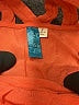 Buttons Orange Short Sleeve Blouse Size S - photo 7