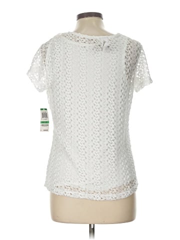 JM Collection Short Sleeve Blouse (view 2)