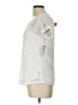 JM Collection White Short Sleeve Blouse Size L (petite) - photo 5