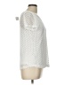 JM Collection White Short Sleeve Blouse Size L (petite) - photo 4