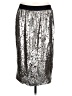 Worthington Metallic Silver Formal Skirt Size L - photo 1