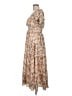 o.p.t 100% Polyester Floral Tan Casual Dress Size M - photo 5