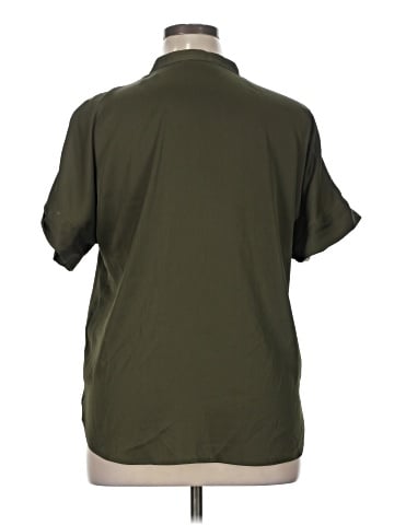Karl Lagerfeld Paris Short Sleeve Blouse (view 2)