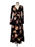 Taylor Floral Black Cocktail Dress Size 10 - photo 1