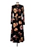 Taylor Floral Black Cocktail Dress Size 10 - photo 2