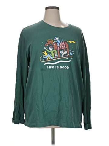 Life Is Good Long Sleeve T-Shirt (view 1)