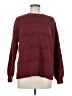 Volcom Tweed Burgundy Red Pullover Sweater Size 8 - photo 1