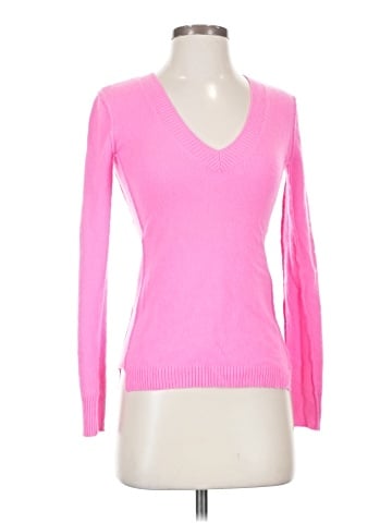 Aqua Cashmere Pullover Sweater (view 1)