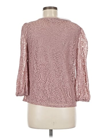 Cable & Gauge 3/4 Sleeve Blouse (view 2)