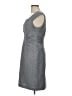 Evan Picone 100% Polyester Chevron-herringbone Gray Cocktail Dress Size 10 - photo 5
