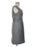 Evan Picone 100% Polyester Chevron-herringbone Gray Cocktail Dress Size 10 - photo 4