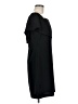 Charles Henry Solid Black Cocktail Dress Size M - photo 4