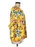 John Mark Floral Yellow 3/4 Sleeve Blouse Size M - photo 4