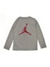 Air Jordan 100% Polyester Gray Long Sleeve T-Shirt Size S (kids) - photo 1
