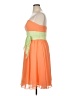Alfred Angelo 100% Polyester Color Block Orange Cocktail Dress Size 14 - photo 5