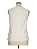 Croft & Barrow Ivory Sleeveless Blouse Size 1X - photo 2