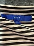 Apt. 9 Stripes Black Casual Dress Size S - photo 7