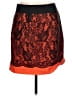 The Limited 100% Polyester Paisley Orange Formal Skirt Size 10 - photo 2