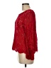 Rose + Olive Red Long Sleeve Blouse Size M - photo 5