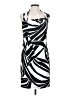 Muse 100% Polyester Graphic Black Cocktail Dress Size 4 - photo 1