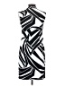 Muse 100% Polyester Graphic Black Cocktail Dress Size 4 - photo 2