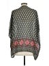 Poetry 100% Polyester Gray Kimono Size L - photo 2
