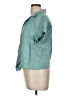 Chaser Teal Short Sleeve Blouse Size M - photo 5