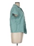 Chaser Teal Short Sleeve Blouse Size M - photo 4