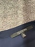 19 Cooper 100% Polyester Blue 3/4 Sleeve Blouse Size L - photo 7