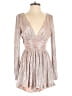 Lulus 100% Polyester Metallic Metallic Silver Romper Size XS - photo 1