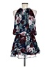 Fab'rik 100% Polyester Floral Blue Cocktail Dress Size M - photo 2