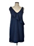 Everly 100% Polyester Blue Casual Dress Size L - photo 1