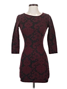 open lace back dress RED CHEETAH LOUNGE DRESS Maternity & Nursing Dress