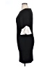 DKNY Solid Black Cocktail Dress Size 14 - photo 5