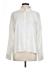 Hilton Hollis 100% Polyester Solid Ivory Long Sleeve Blouse Size L - photo 1