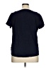 Talbots 100% Cotton Blue Short Sleeve Top Size 1X - photo 2