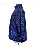 Activology Animal Print Blue Track Jacket Size 1X - photo 5