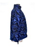Activology Animal Print Blue Track Jacket Size 1X - photo 4