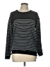 Splendid Stripes Black Pullover Sweater Size L - photo 1